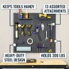 34" x 32" Pegboard | 13 Attachments