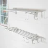 1' x 4' Bristol Garage Wall Mount Shelves | 2 Pack | White