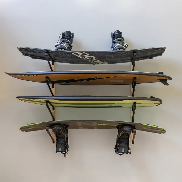 0f51a5259942d231c45919f649543347453b73df2b5b46ea3ea16ad4cf088b3a Avon Surfboard Wall Rack | 4 Levels
