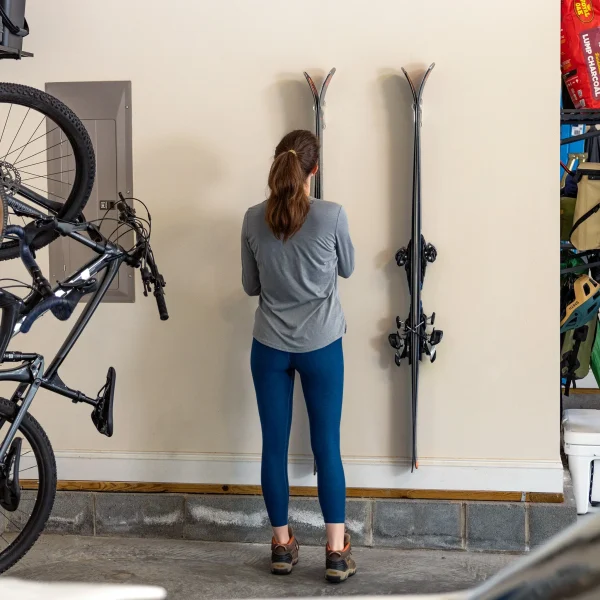 Summit Clear Acrylic Ski Wall Rack