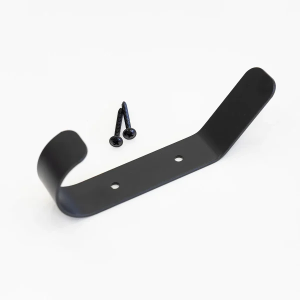 Crozet Multipurpose Wall Hooks | 4-Pack | Black