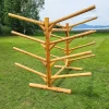 262597c8e5fb37a75de6a798098b37cb7b0006a96b5ddbccbc3c7890c4f777a9 8 SUP and Kayak Storage Rack | Freestanding Log Rack | Canyon Brown Finish