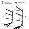 Broadwater Paddleboard Storage | Adjustable Dock Rack | Over The Water | 4 Levels