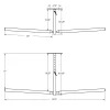 Hi-Port 2 | Ladder Adjustable Ceiling Storage Rack | Double | Holds 150 lbs