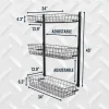 G-Basket | Adjustable Wall Storage System | Holds 120 lbs