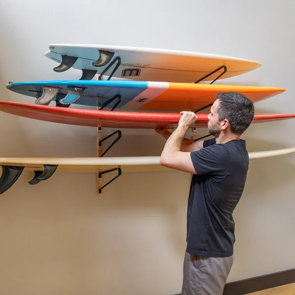 56f57184837231faafc13e186f5d3ff90a1acb3d602356d6f7fd0ef243582d67 Avon Surfboard Wall Rack | 4 Levels