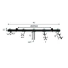 G-Adventure | Adjustable Wall Storage System | Holds 300 lbs