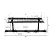 G-Bike Wire Shelf | Adjustable Wall Storage System | Holds 5 Bikes
