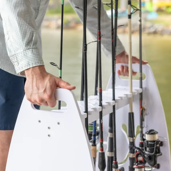 95a015a55cb33e7445f8a0e5ff265455678c292073cc0cdf2134ccf9d4eb3178 Marlin Fishing Rod Storage Stand | Holds up to 24 Rods