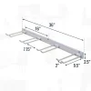 Bedrock Garage Tool Organizer | Grey