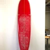 Vertical Longboard Wall Mount | Clear Acrylic