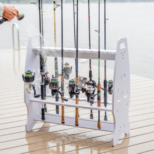 Marlin Fishing Rod Storage Stand | Holds up to 24 Rods