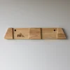 Vail Ski Display | Minimalist Wood Rack | Medium