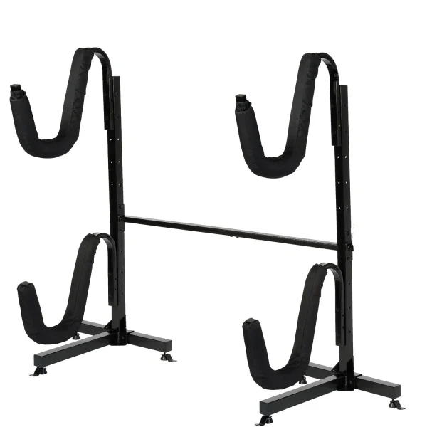 Indoor-Outdoor Freestanding Kayak Storage Rack